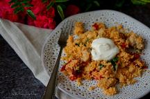Kuskus salát s krůtím prsíčkem, rajčaty a špenátem | reBarbora's kitchen