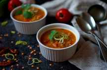 Pikantní polévka z červené čočky | reBarbora's kitchen