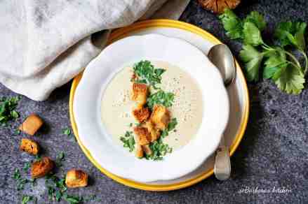 Krémová polévka z pečeného česneku | reBarbora's kitchen
